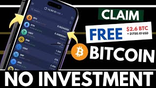 Bitcoin Miner Claim Free 00002 Bitcoin Every 5 Mins • Free BTC Mining Site Without Investment [upl. by Clovah]