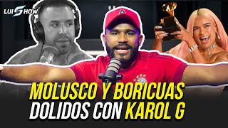 MOLUSCO Y BORICUAS DOLIDOS CON KAROL G POR GANAR GRAMMY [upl. by Naeerb]