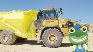 Geckos Real Vehicles  Vehicles For Kids  Dump Truck  Geckos Garage  Videos For Kids [upl. by Ard]