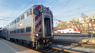 Caltrain ACE Amtrak Trains At San Jose Diridon Station [upl. by Nahn]