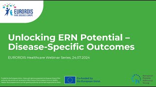 Patient Partnership Webinar  Unlocking ERN Potential Disease Specific Measures [upl. by Sonja]