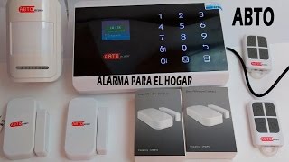 ⭐⭐ ABTO  Sistema de alarma para casa Puertas detector de movimiento aviso al móvil [upl. by Marlowe929]