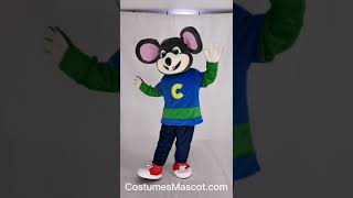 Chuck E Cheese Mascot Costume Chuck E Cheese Fast Food Promotion Mascot Costumes Cheerleaders [upl. by Arded]