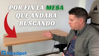 👉 Una mesa espectacular para trabajar 👈 flexispotus [upl. by Aknayirp]