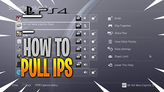 HOW YOU CAN PULL IPS ON PS4 amp XBOX ONE Educational Only do not do this [upl. by Kcaz]