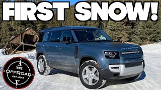 How Good is The New Defender in the Snow Let’s Find Out in The Snowy Rocky Mountains [upl. by Chassin]