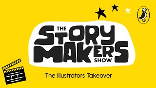 Puffin Story Makers Show  Illustrators Takeover  Christmasaurus DrawAlong [upl. by Ikkela]