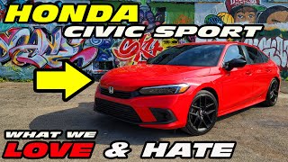 2023 HONDA CIVIC SPORT  LOVE AND HATE  TEST DRIVE  REVIEW [upl. by Garv]