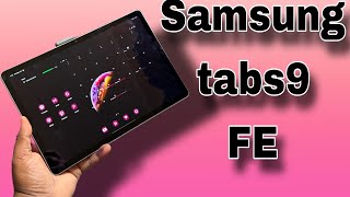 Unboxing the Samsung Tab S9 FE in 2024 [upl. by Garlaand898]