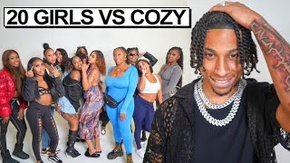 20 WOMEN VS 1 RAPPER  COZYWITHTHECURLS [upl. by Ainitsirc]