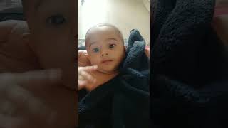 5 Month Old Baby Bath time Rutting minivlog shorts [upl. by Taffy]