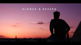 Mubeen Butt  Yaadein Teri  Slowed amp Reverb [upl. by Alac]