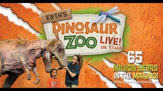 Erths Dinosaur Zoo at the Count Basie Center Saturday February 17 [upl. by Cerys]