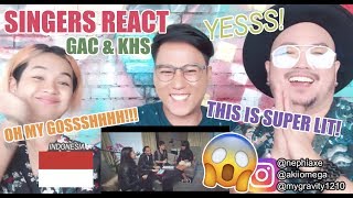 SINGERS REACT Perfect  One Direction  GAC amp KHS Cover [upl. by Mills883]