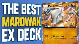 WHACK THEM The best Marowak EX deck  Pokemon TCG Pocket [upl. by Dnaltroc]