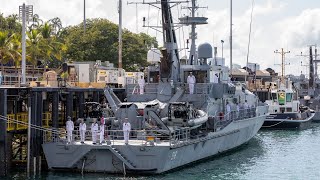 HMAS Glenelg Decommissioning [upl. by Jephum]