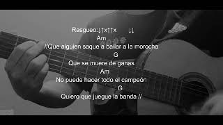 Luck Ra BM  LA MOROCHA  Guitar Cover  Guitar Tutorial  Letra y Acordes [upl. by Elsey]