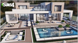 Clean Elegance Mansion No CC  Sims 4 Speed Build  Kate Emerald [upl. by Burchett997]