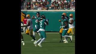 DErnest Johnson catches for a 20yard Gain vs Green Bay Packers [upl. by Nashbar]