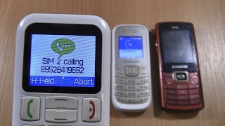 Incoming call amp Outgoing call at the Same Time Fly  2 Samsung [upl. by Airrej337]