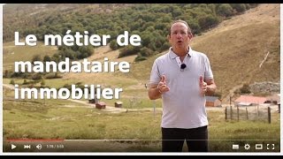 Le métier de mandataire immobilier [upl. by Inneg784]