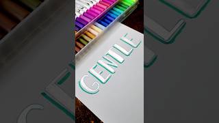 Cursive Calligraphy Tutorial  Gentle Calligraphy calligraphy gentle [upl. by Stanislas]