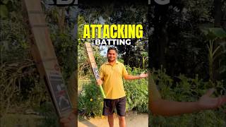 Attacking Batting in Match 🏏😍 cricket match game trending minivlog shorts [upl. by Nerra]