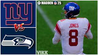 Giants vs Seahawks Week 5 Simulation Madden 25 PS5 [upl. by Uot947]