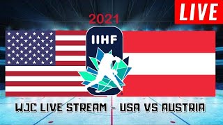 Canada vs GermanyUSA vs Austria Full Game World Junior Streams 2021 Play By Play [upl. by Reffinej]