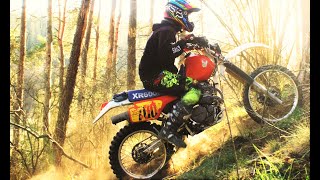 HONDA XR 600  In action [upl. by Nrek]