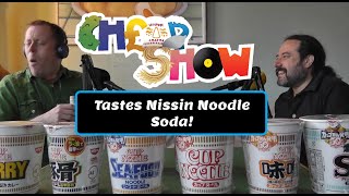 CheapShow Tastes The 50th Anniversary Nissin Cup Noodle Soda Drinks [upl. by Ahtis892]