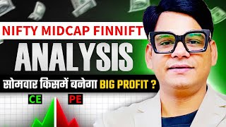 Midcap  Nifty  Finnifty  Analysis for Monday optiontrading trading analysis nifty [upl. by Leanatan]