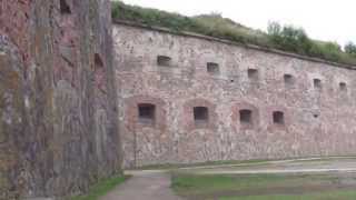 Ehrenbreitstein Fort Koblenz cable car views amp lift down Germany  24th August 2014 [upl. by Marcin]