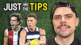 AFL Round 1 Predictions  JUST THE TIPS 2024 [upl. by Mihar]