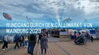 Gallimarkt Mainburg Rundgang 2023 2023 Gallimarkt Mainburg Rundgang Volksfest [upl. by Kiefer292]