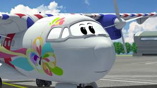 Airplane cartoon for children The Airport Diary [upl. by Brant]