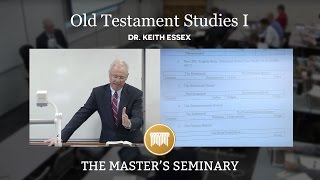 Lecture 2 Old Testament Studies I  Dr Keith Essex [upl. by Nnayrb]