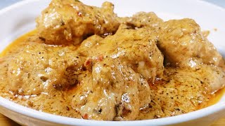 Chicken Malai Handi Recipe  Murgh Malai Curry  Mughlai Creamy Chicken Gravy by Cook with Farooq [upl. by Manuel714]