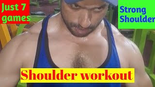 Shoulder workout at gym Best 7 games [upl. by Iggie]