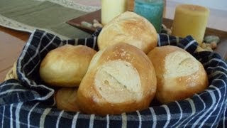 NoKnead Artisan Dinner Rolls Four Ingredients No Mixer No Yeast Proofing [upl. by Ilocin]