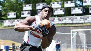 Rivals Camp Atlanta RBsTEs vs LBs part one [upl. by Roz557]