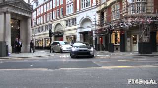 Arab Nissan GTR quotpowerslidequot in London [upl. by Eeraj]