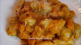 Рotato gnocchi with pumpkin sauce recipe by Jamie Oliver [upl. by Azil]