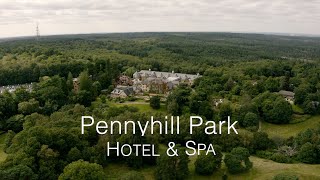 Pennyhill Park Hotel amp Spa Wedding Venue Surrey London UK Drone Film [upl. by Yatnod450]