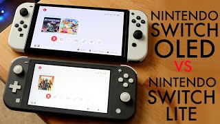 Nintendo Switch Lite Vs Nintendo Switch OLED In 2024 Comparison Review [upl. by Nais]