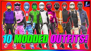 GTA 5 HOW TO GET 10 MODDED OUTFITS ALL AT ONCE AFTER PATCH 168 GTA Online [upl. by Kliman]