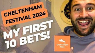 CHELTENHAM FESTIVAL 2024  MY FIRST 10 ANTE POST BETS  HORSE RACING TIPS SELECTIONS amp THOUGHTS [upl. by Harley]