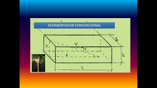 Diseño de sedimentador convencional Ejercicio resuelto  Potabilización de agua [upl. by Gruber]