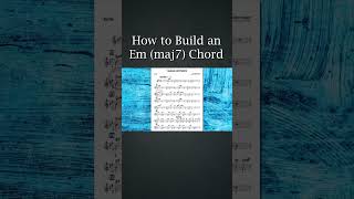 How to Build an Em maj7 Chord  The Soundtrack of History musictheory chords classicalmusic [upl. by Trainor10]