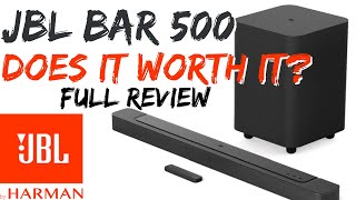 JBL BAR 500 Soundbar  Full Review  IS IT WORTH 500 [upl. by Eastman]